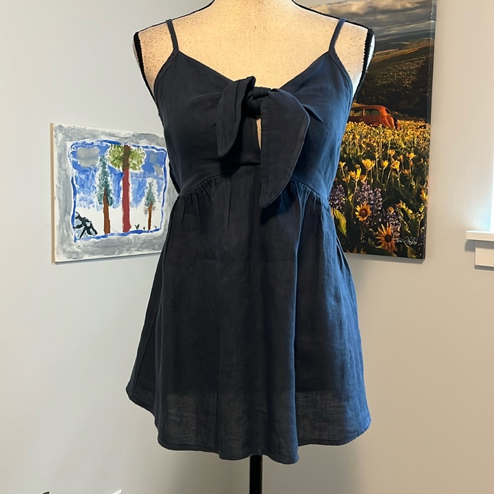 NWT Terri Millenio Linen Blouse
